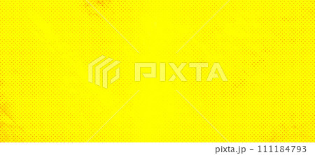 Yellow widescreen background banner, with copy space for text or your images 111184793
