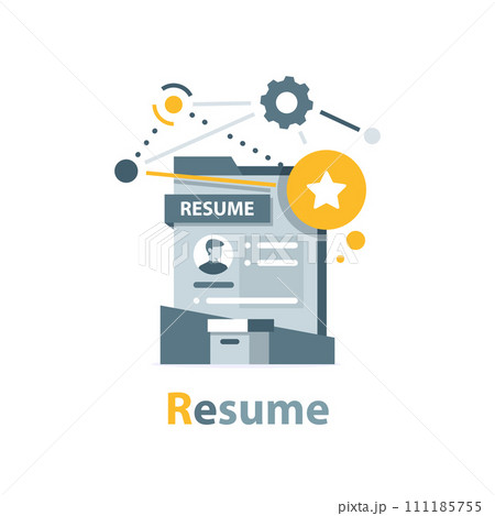 Resume,Human resource management and hiring concept,Job interview,recruitment agency Resume,Human resource management and hiring concept,Job interview,recruitment agency 111185755