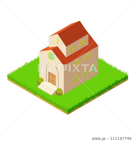 Sacred place icon. Isometric illustration of sacred place vector icon for web 111187746