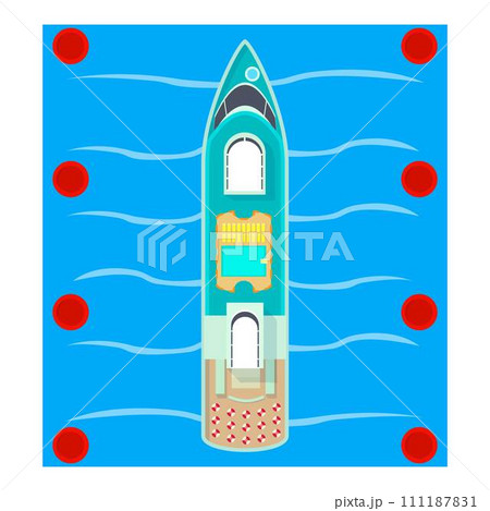 Cruise liner icon. Isometric illustration of cruise liner vector icon for web Cruise liner icon. Isometric illustration of cruise liner vector icon for web 111187831