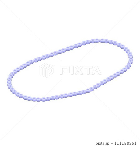 Bicycle repair chain icon. Isometric of bicycle repair chain vector icon for web design isolated on white background 111188561