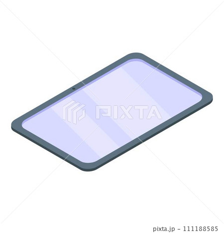 Tablet repair parts icon. Isometric of tablet repair parts vector icon for web design isolated on white background Tablet repair parts icon. Isometric of tablet repair parts vector icon for web design isolated on white background 111188585