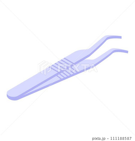 Tablet repair forceps icon. Isometric of tablet repair forceps vector icon for web design isolated on white background 111188587