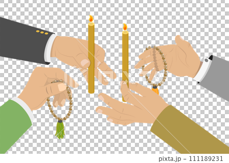 3D Isometric Flat Conceptual Illustration of Religin Rite 3D Isometric Flat Conceptual Illustration of Religin Rite 111189231