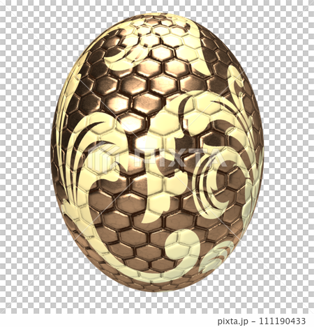 The Easter egg vintage style for holiday concept 3d rendering. 111190433