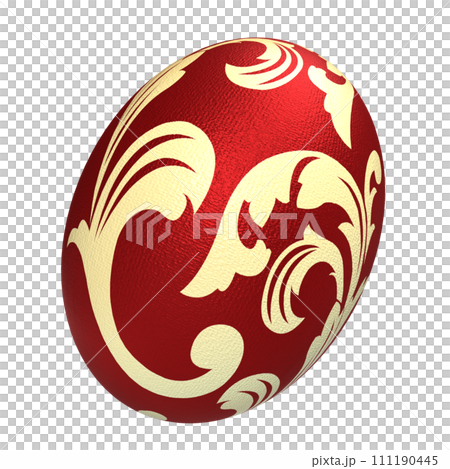 The Easter egg vintage style for holiday concept 3d rendering. 111190445