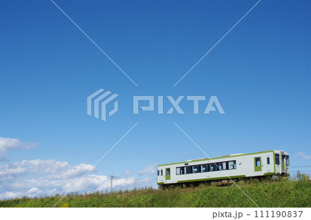 キハ110一両普通列車 八高線 児玉付近 キハ110一両普通列車 八高線 児玉付近 111190837
