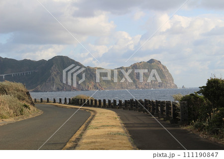 大坂トンネル展望台を見る　八丈島　東京都 111190847