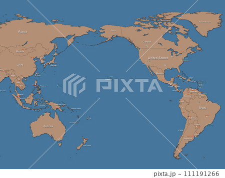 世界地図　地球 BG　背景　イメージ　都市名　国名　 111191266