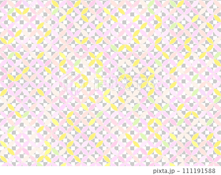 景泰藍圖案背景，流行可愛的柔和色彩和鑽石切出 111191588