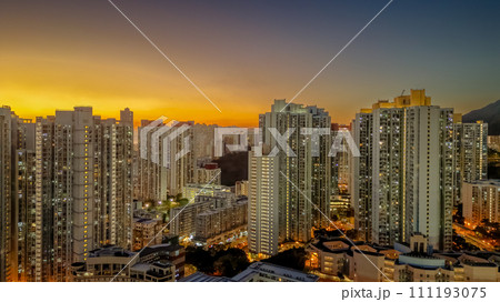 Public housing apartments, Shek Kip Mei, Kowloon, Jan 20 2024 111193075
