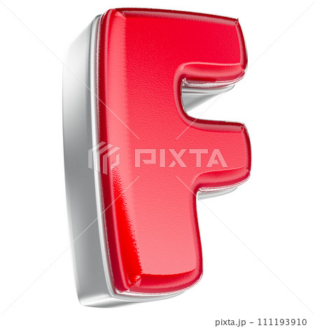 letter red 3d render 111193910