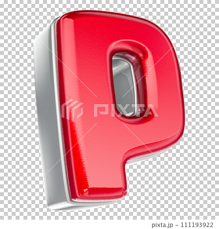letter red 3d render 111193922