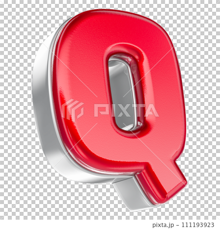 letter red 3d render 111193923