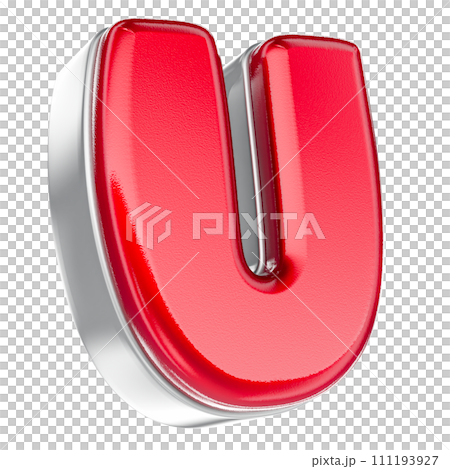 letter red 3d render 111193927