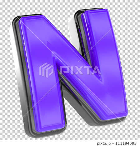 3d render for font and number 111194093