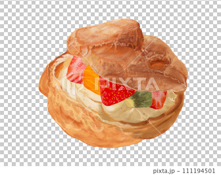 fruit cream puff fruit cream puff 111194501