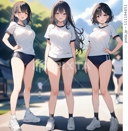 【スポーツ】スポーツ女子 仲良し3人 (AI生成画像) 【スポーツ】スポーツ女子 仲良し3人 (AI生成画像) 111194851