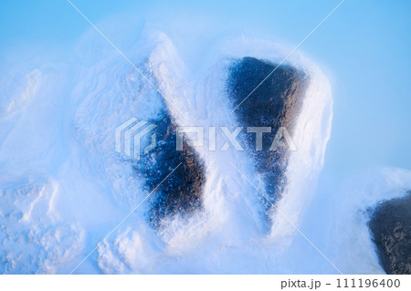 Blue Lagoon, Iceland. Natural background. Geothermal spa for rest and relaxation in Iceland. Blue Lagoon, Iceland. Natural background. Geothermal spa for rest and relaxation in Iceland. 111196400