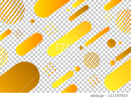 yellow and orange geometric pattern background material yellow and orange geometric pattern background material 111197033