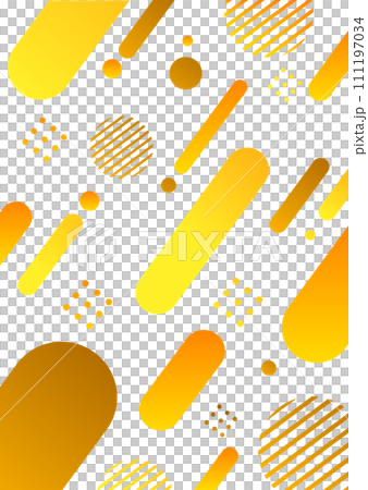 yellow and orange geometric pattern background material yellow and orange geometric pattern background material 111197034