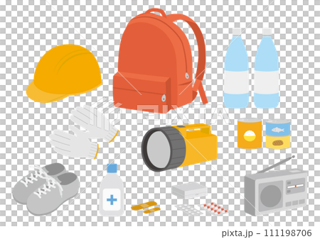 防災用品插圖集 111198706
