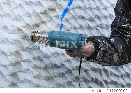 住宅外壁補修工事　外壁のクラック補修工事　乾燥 111200162