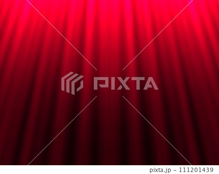 赤のドレープカーテン背景 111201439