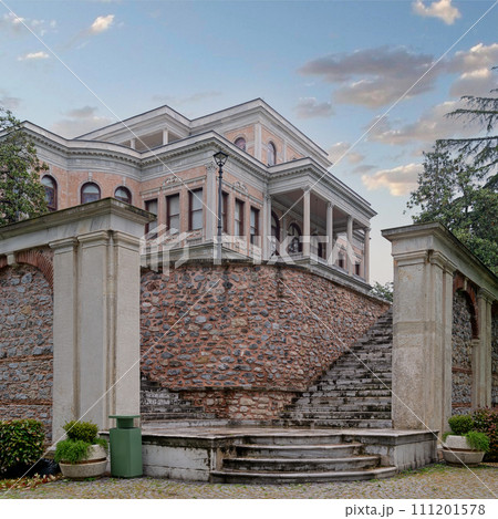Ottoman Beykoz Mecidiye Pavilion, a present to Sultan Abdulmecid from Mohamed Ali, Governor of Egypt, Istanbul, Turkey 111201578