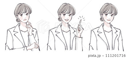 女性・女の子のイラスト素材 111201716