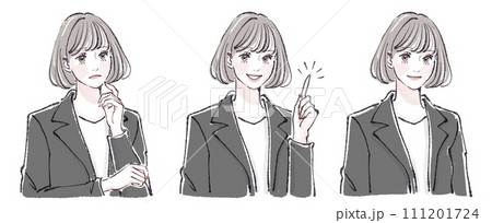 女性・女の子のイラスト素材 女性・女の子のイラスト素材 111201724