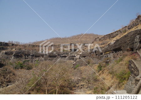 インド 世界遺産アジャンター石窟群 インド 世界遺産アジャンター石窟群 111205122