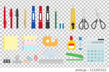 文具簡單插圖集 111205322