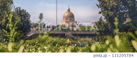 Church of Santi Pietro e Paolo in EUR district in Rome, Italy 111205784