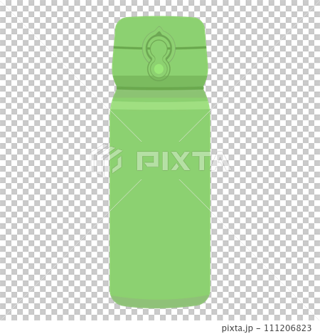綠色水瓶插畫 綠色水瓶插畫 111206823