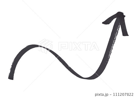 Black arrows isolated on white background 111207822