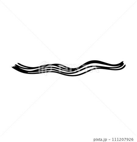 Scribble brush stroke element, abstract charcoal curly line illustration for background design Scribble brush stroke element, abstract charcoal curly line illustration for background design 111207926