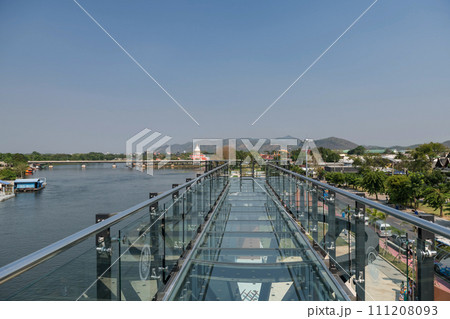Skywalk and outdoor observation Deck in Kanchanaburi, Thailand Skywalk and outdoor observation Deck in Kanchanaburi, Thailand 111208093