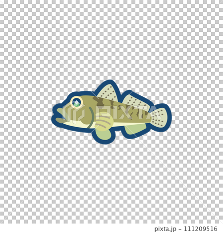 かわいいハゼのイラスト かわいいハゼのイラスト 111209516