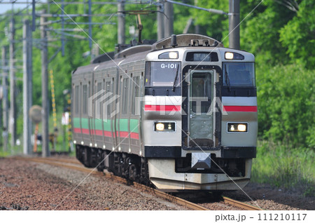 千歳線 植苗 JR北海道 731系 G-101編成(札幌) 千歳線 植苗 JR北海道 731系 G-101編成(札幌) 111210117