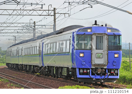 函館本線 江別ー豊幌 JR北海道 キハ183系 キハ183-1551(苗穂) サロベツ 函館本線 江別ー豊幌 JR北海道 キハ183系 キハ183-1551(苗穂) サロベツ 111210154