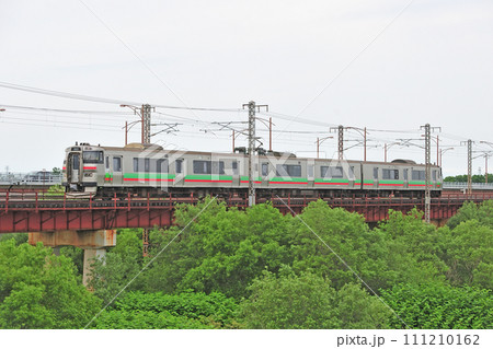 函館本線 豊幌ー江別 JR北海道 731系 G-111編成(札幌) 函館本線 豊幌ー江別 JR北海道 731系 G-111編成(札幌) 111210162