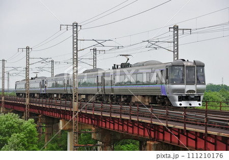 函館本線 豊幌ー江別 JR北海道 785系 NE-501編成(札幌) スーパーカムイ 函館本線 豊幌ー江別 JR北海道 785系 NE-501編成(札幌) スーパーカムイ 111210176