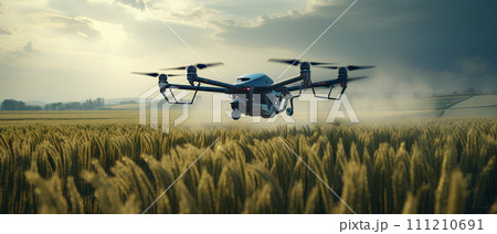 Drone spraying in agriculture enhances efficiency and productivity but raises concerns about health and the environment. Balancing modernity with responsibility is crucial for sustainable agriculture. 111210691