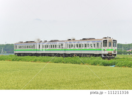 札沼線 石狩太美ーあいの里公園 JR北海道 キハ143+キサハ144+キハ143(苗穂) 札沼線 石狩太美ーあいの里公園 JR北海道 キハ143+キサハ144+キハ143(苗穂) 111211316