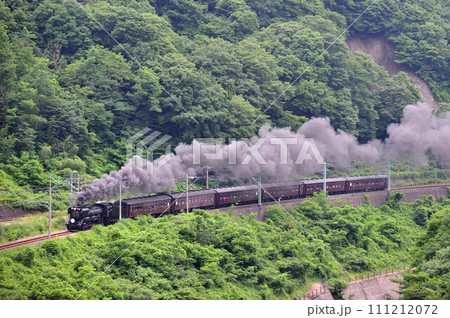 上越線　上牧ー水上　JR東日本　D51-498＋旧客（高崎）　SLググっとぐんま 111212072