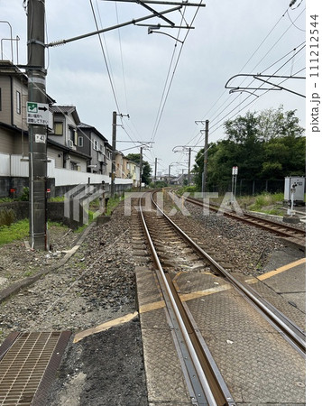 和歌山県和歌山市のわかやま電鉄貴志川線の線路です。 和歌山県和歌山市のわかやま電鉄貴志川線の線路です。 111212544