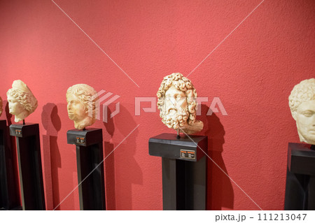 Heads of antique statues. Heads of antique statues. 111213047