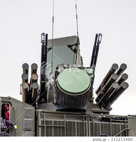 Russian self-propelled anti-aircraft missile and gun system ZRPK Russian self-propelled anti-aircraft missile and gun system ZRPK 111213400