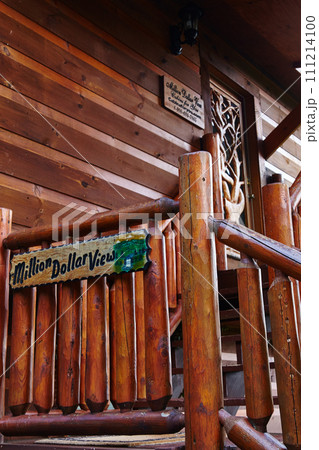Rustic Cabin Porch with Million Dollar Views Sign, Gatlinburg Cabin Retreat Rustic Cabin Porch with Million Dollar Views Sign, Gatlinburg Cabin Retreat 111214100